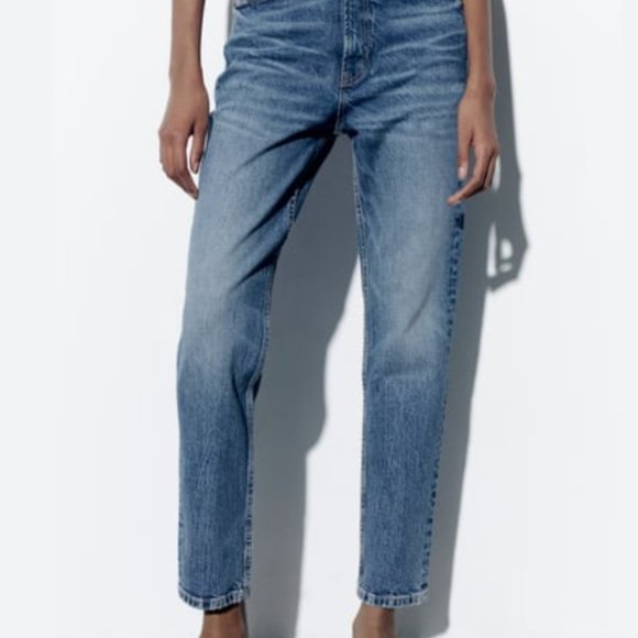 ZARA High Rise Mom Jeans - Size 2 - Picture 1 of 6